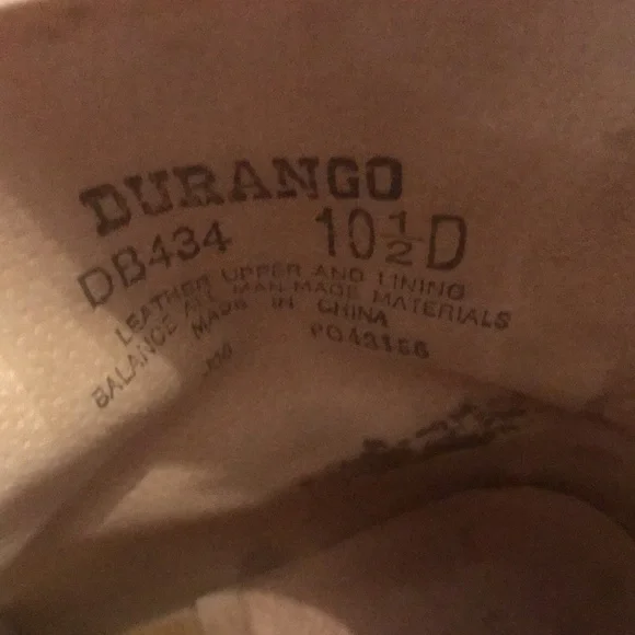 Mens Durango Cowboy Boots - Picture 3 of 5